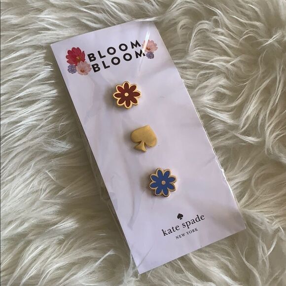 Kate Spade Flowers Bloom Pin Set